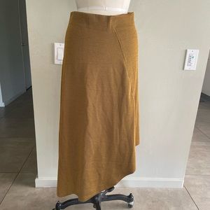 Knit striped MIDI skirt Zara